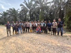 Kapolsek Mendahara Ulu IPTU Fikrur Riza SH,MH. Patroli Ke Lokasi Konflik Lahan PT. MPG dengan Japak CS