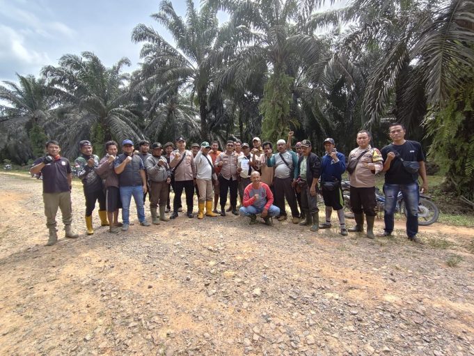 Kapolsek Mendahara Ulu IPTU Fikrur Riza SH,MH. Patroli Ke Lokasi Konflik Lahan PT. MPG dengan Japak CS