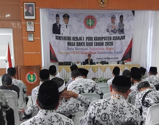 Konferensi Kerja 1 PGRI Kabupaten Cianjur Masa Bakti XXIII tahun 2026