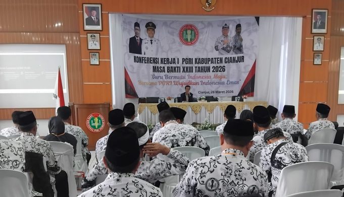 Konferensi Kerja 1 PGRI Kabupaten Cianjur Masa Bakti XXIII tahun 2026