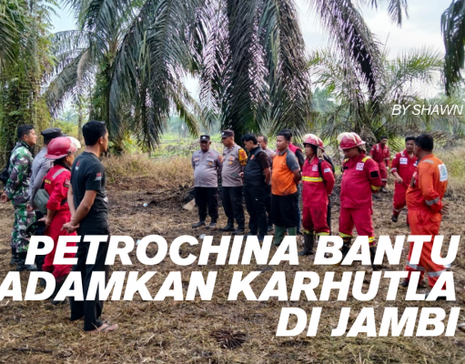 PetroChina Bantu Padamkan Karhutla di Jambi